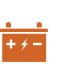 Battery icon representing mobile battery check service by Quick Change Tires.